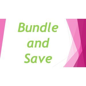 Bundle for a discount and Pay less for shipping!
